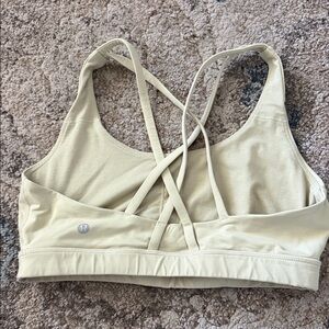 lululemon athletica yellow Bra